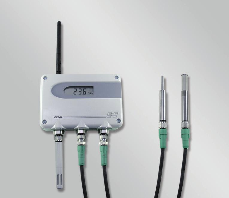 State of the art sensor technology, highest reliability of data transmission and the ease of system installation are the outstanding features of the wireless sensor series EE240.