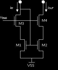 . Using a Cascode Connection to Improve a MOSFET Current Mirror A cascoded current mirror with M3 and M4 as the cascoding transistors. Cascoding raises the output resistance.