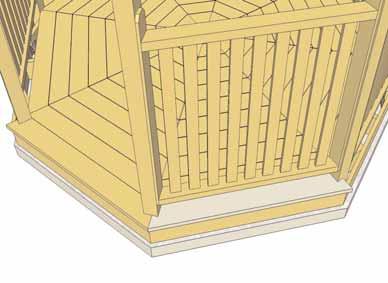 Expert Advise - Position all Perimeter Deck Boards around gazebo as