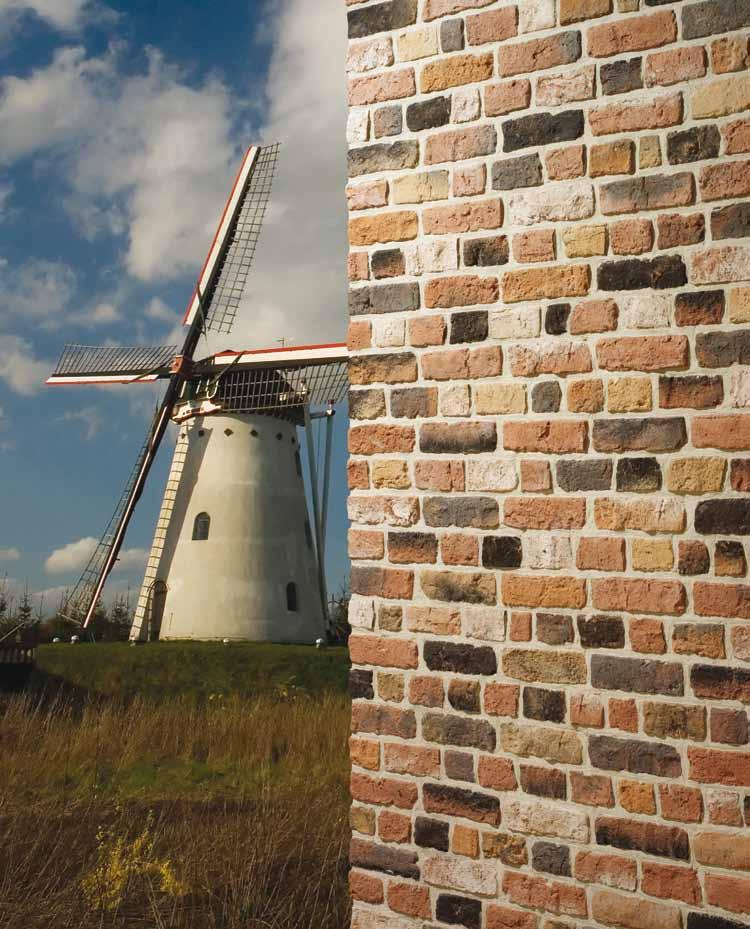 Tradition captured in an authentic brick format Granulit 50 Granulit 50 The heart of Flanders cherishes a long tradition of brick-making.