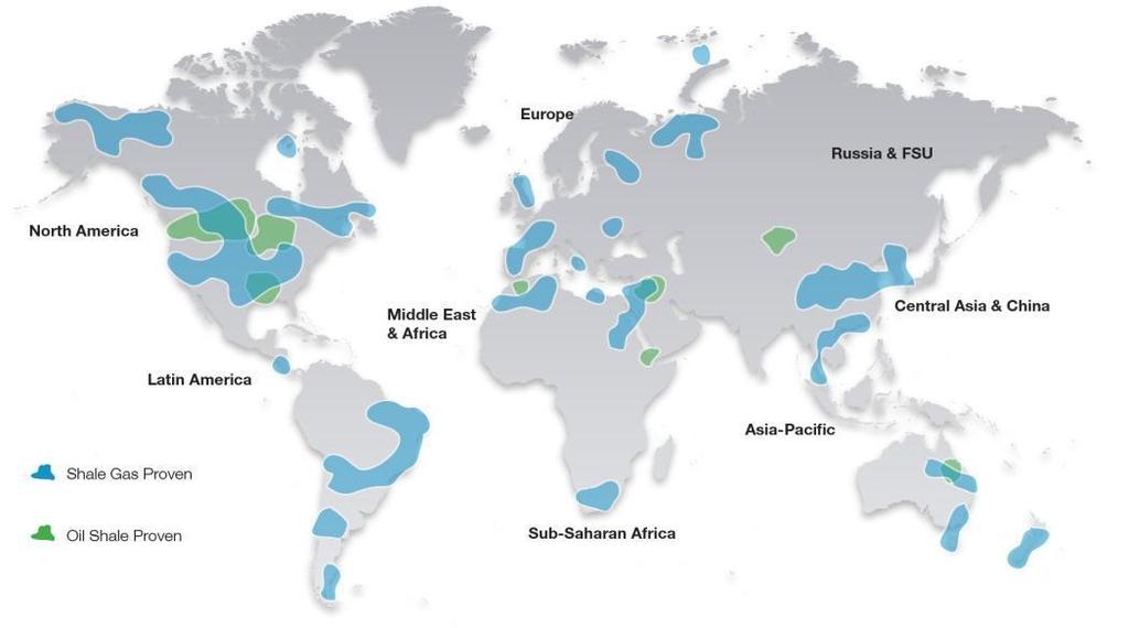 Global Shale Reserves Source :