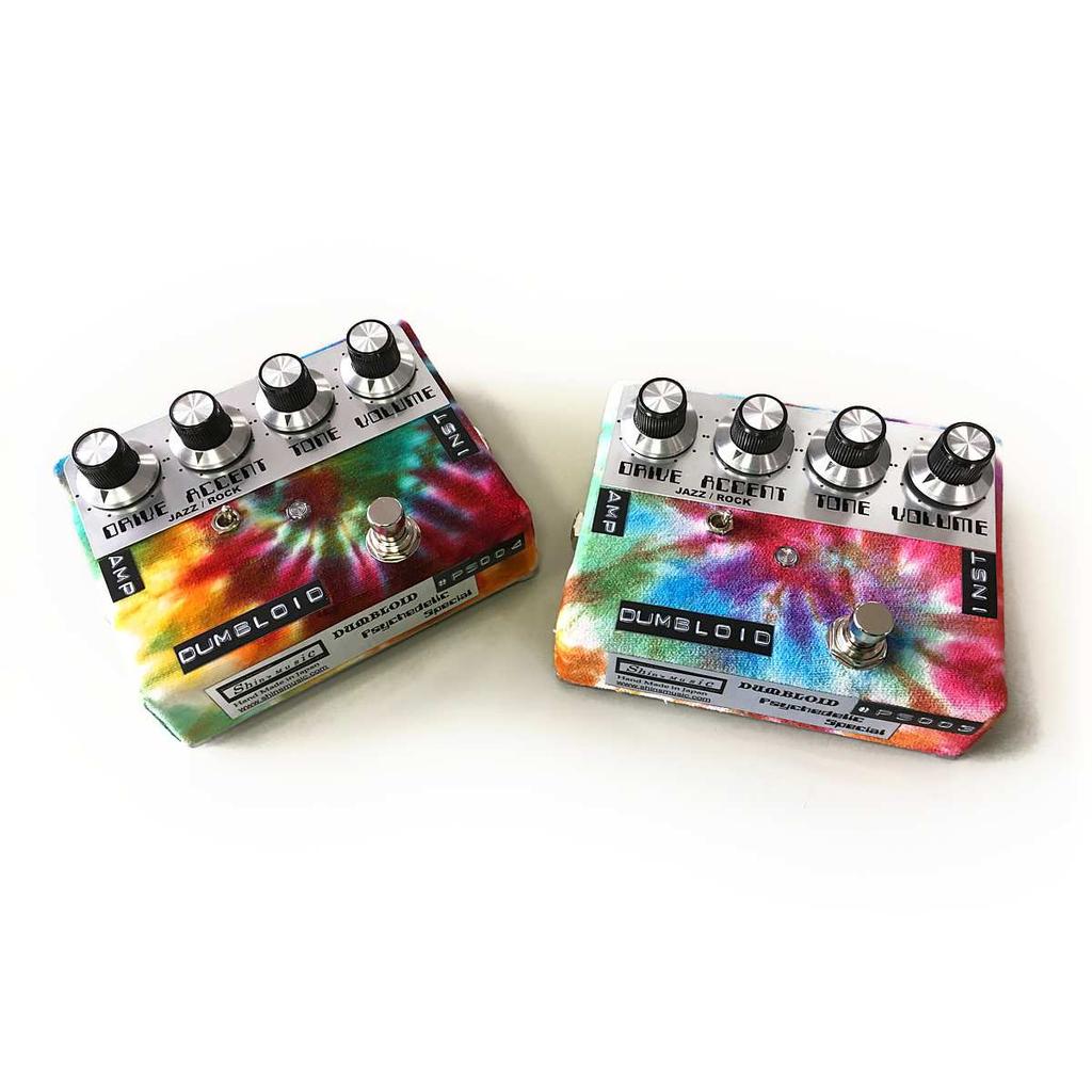Celebrating the sales of 1000 units Dumbloid THE PSYCHEDELIC DUMBLOID SPECIAL Color- Psychedelic Velvet *Tie-dye The finishes are done by Shin s music which all Hand-dyed and each pedal has different