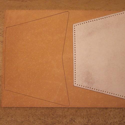 make your own reusable templates from heavy cardstock, bag stiffener,
