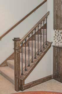 These types of staircases, require the use of fittings and