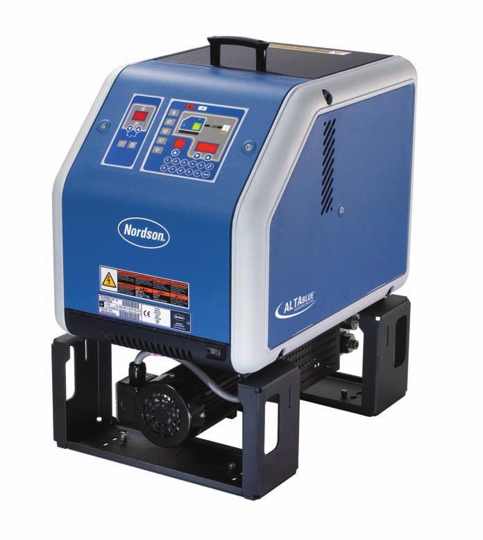 AltaBlue TT Adhesive Melters 4-, 10- and 16-liter melters Nordson AltaBlue TT melters feature variable speed