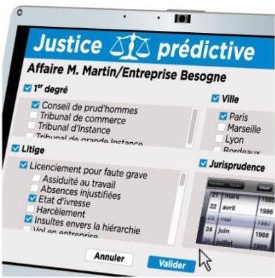 Application «Predictive» justice?