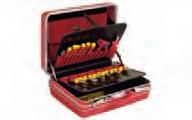 Hard-shell tool case, red Torque wrench 20 Nm Torque wrench 20 Nm Hexaonal bit SW 5 Hexaonal bit SW 6 615 6151 6152 VDE-Tool chest, 28-piece Hard-shell tool case, red Comprisin 27-toosl, partially