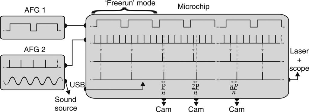 280 D. DE GREEF ET AL. Figure 3. Close-up of the trigger sequence inside the microchip. The details are discussed in section 2.2.2. TDS 210) and a piece of custom made trigger electronics, containing a microprocessor (Microchip PIC18F2410).