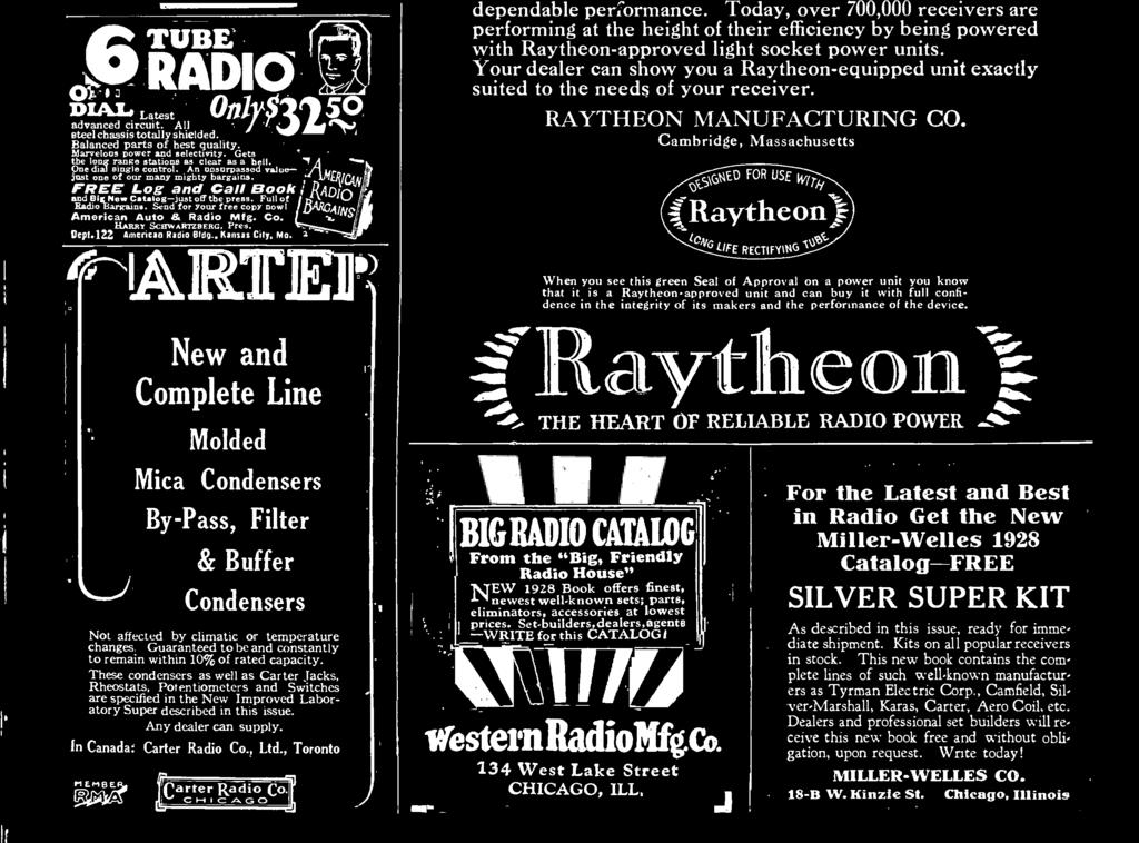 approval and right to use Raytheon long life rectifying tubes?