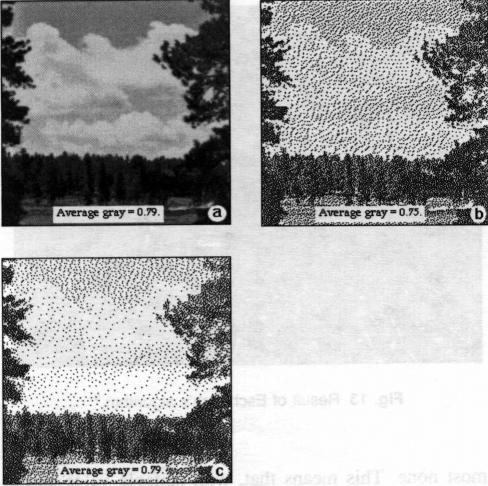 each pixel s gray-value shift; as a result, the average of gray of the original continuous-tone digital image can be preserved. More precisely, the gray-value shift of the current pixel (i.e., the