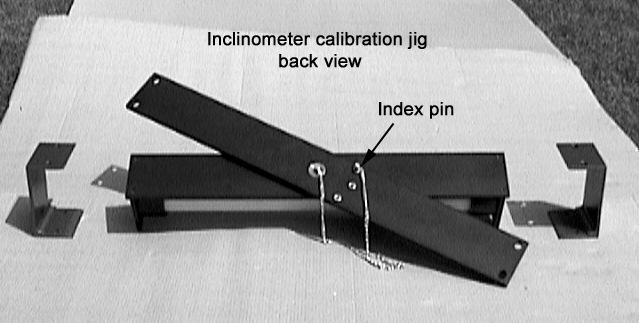 The calibration check jig should be fixed to a vertical wall surface by fixing the mounting brackets to the wall using any commercially available brick/concrete fasteners with 10 mm stud diameter.