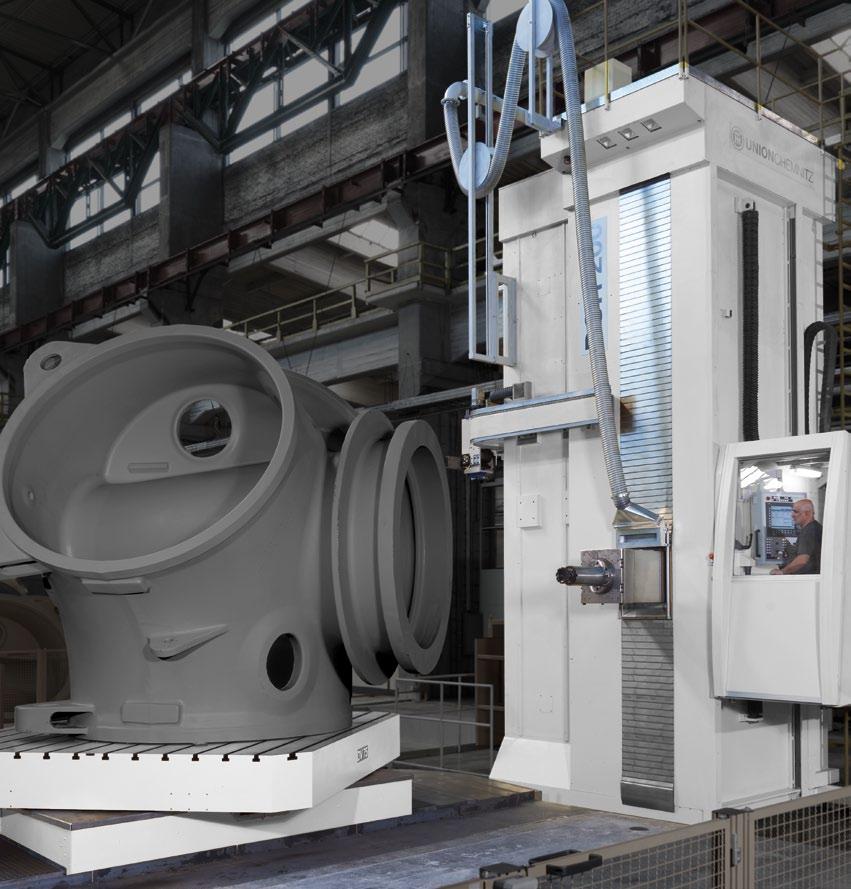 12 / Scope of supply PR-series Boring mill floor type with column The machines of the PR-series are the ideal horizontal boring and milling machines for stabile heavy cutting, precise finishing and