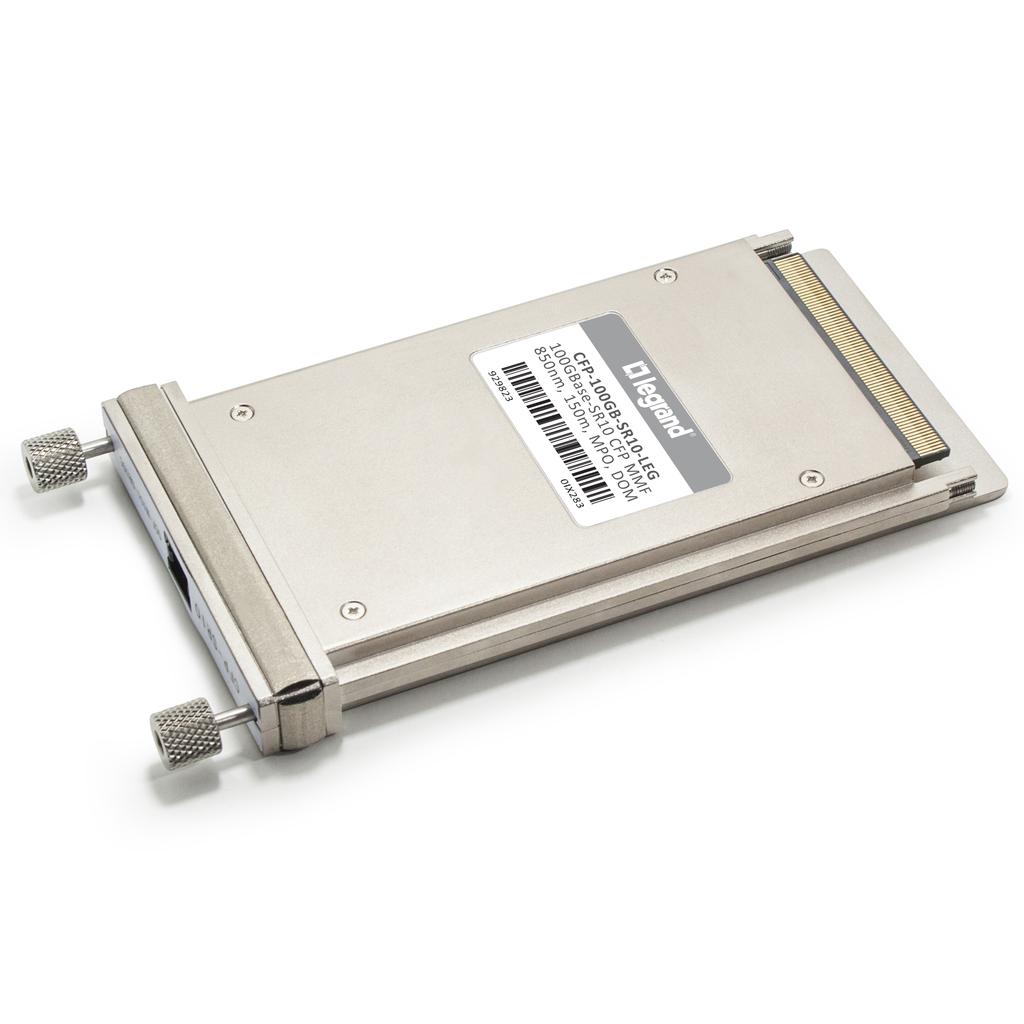 Part# 39592 CFP-100GB-SR10-LEG 100GBASE-SR10 TRANSCEIVER MMF 850NM 150M MPO DOM Features Compliant to the CFP MSA Management Interface Specification Version 2.