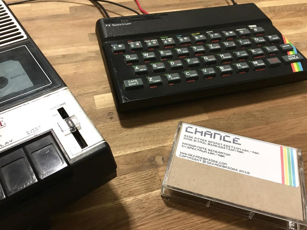 TANTRUM for the ZX spectrum 16k/48k is available now from the Decade Bridge online store here. For more information or support contact support@decadebridge.