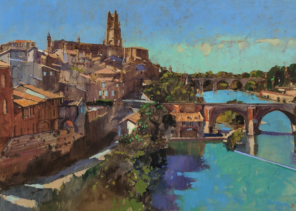 Albi, Cathedral Saint Cecilia Oil on board 16 x 22 inches DAVID SAWYER Recent paintings 2013-2014: From the Mediterranean to the River Thames 15 New Cavendish St London, W1G 9UB Tel: +44 (0)207 935