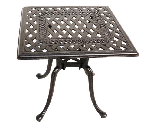 , Square, Antique Bronze *Optional items (Round) (Square) Chairs can be stacked four high.