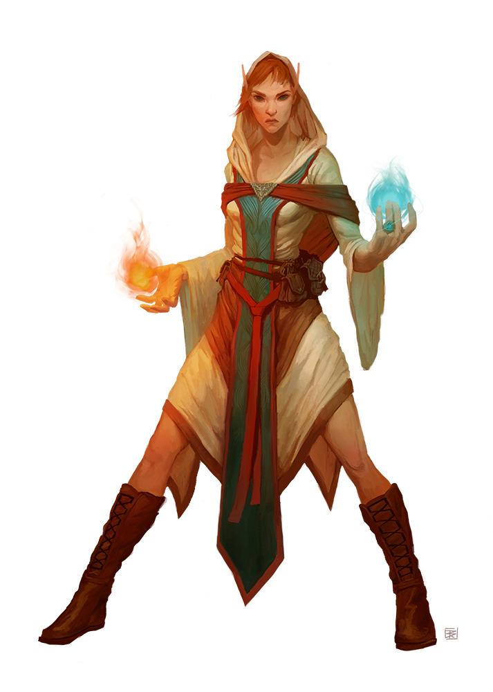 Half Elf orcerer trength. Intelligence AC. 1. Constitution PD. + MD. 7 5 Dexterity Recoveries d6 27 Thing tandard Action Nearby Target: One creature Attack: vs AC Hit: d- 1 (Dagger) hocking Grasp L.