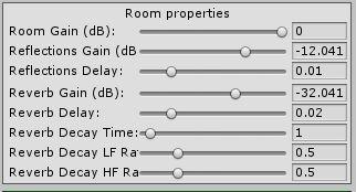 Reflections properties In the MSA Listener room properties you can control the reflections gain and its delay value where the delay represents the time in milliseconds from the direct signal.