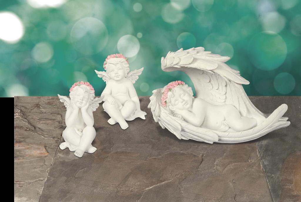 66 piece Blessing cherub Assortment #19279 Includes 3 each of all Figurines