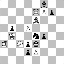 Rd4(B)xd1(A) 2.Bd5 Sxd5 # Ricardo de Mattos Vieira.
