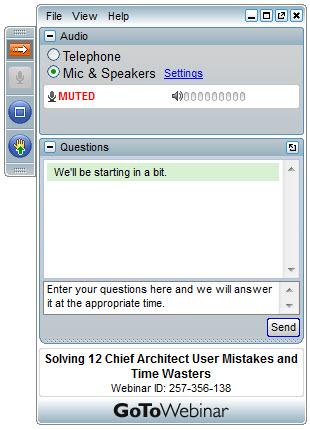 Solving 12 Chief Architect User Mistakes & Time Wasters Information for this Presentation: This Webinar Starts at: 3:00 PM Central Any Downloads will be at ChiefExperts.