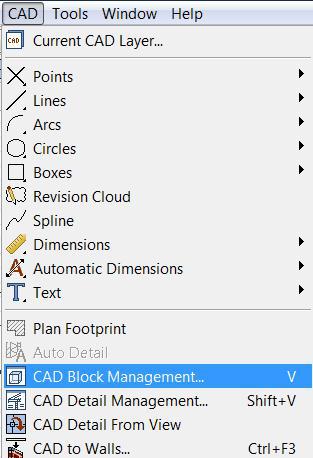 Select Those Items Purge CAD Block