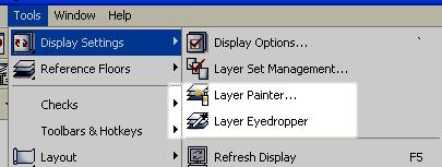 Click OK and go to your 2D or 3D view and click on the items you want to put on the layer that you ve selected.