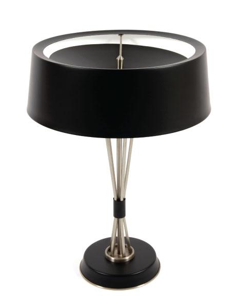 MILES - Table Height: 18.1â 46 cm Diam.: 13.4â 34 cm Approx.: 4 kg 8.8 lbs 3 x E27 (included) (E26 for USA not included) max 40W per bulb 970 â 1 - MILES TABLE GOLD PLA.//MAT.