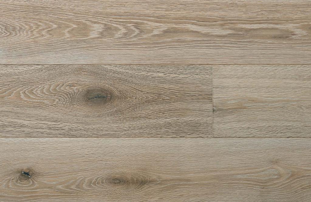 Color Perla DETAILS Species: Grade: Texture: Construction: Finish: Carton Quantity: Plank Dimensions: Installation: European White Oak Character Natural Grain Brushed Engineered UV Cured High