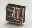 .5 =.3 40 Series - Miniature P.C.B. Relays 8-0 - 6 A 40 - Plug-in or P.C.B. versions - Sensitive DC version available - 8 mm, 6 kv (.