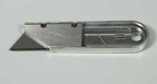 When cutting material ¼" (7mm) to ½" (13mm) thick, use the forward stop position in the Magazine. CAUTION: Blades are very sharp, so use care when handling blades or positioning the magazine. 1.