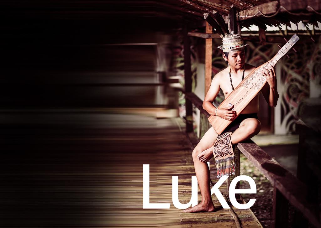 LUKE WRENDER DAVID Luke has been playing Sape since he was 7 years old, taught by the living legend Mathew Ngau Jau who is a National Heritage in Malaysia in Sape.