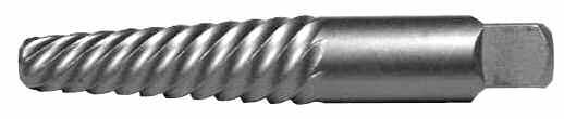 HI-CARBON SPECIALTY TOOLS HI-CARBON SCREW, STUD AND PIPE EXTRACTORS TYPE 420 SCREW & PIPE EXTRACTORS HI-CARBON STEEL SPIRAL STYLE Remove broken screws, bolts, threaded parts, and pipes.