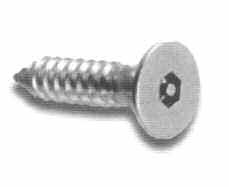 SCREWS AND NUTS (Cont.) TAMPER-RESISTANT HEX SOCKETS (Cont.