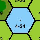 Open hexes do not provide any cover. Tanks in open provide the most firepower. Range Water hexes are not deep water in this game. They are mainly marshes, shallow ponds.