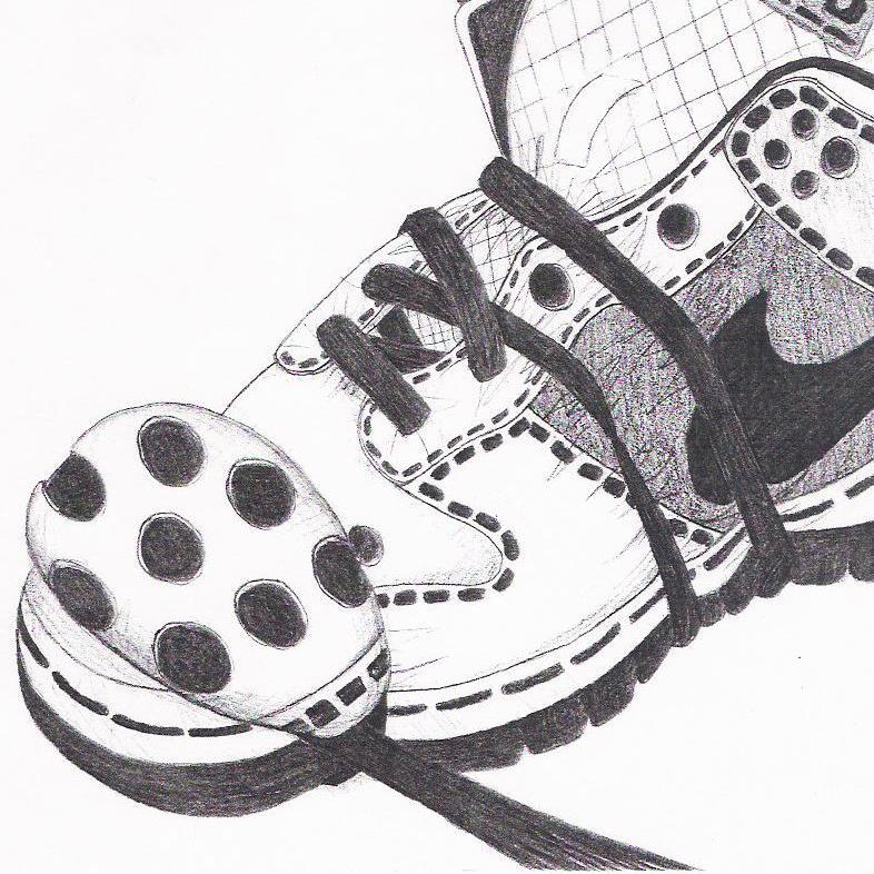3. Enlarging and Distorting of circles and shape of shoe,