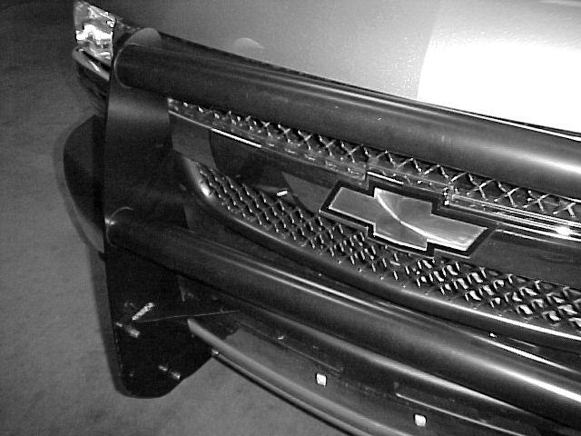 3. Install the lower Grille Guard Tube. Photo 0. Grille guard Tubes (Black version shown) Secure ends with 3/8 x -/4 stainless socket head bolts. Photo 0 4.