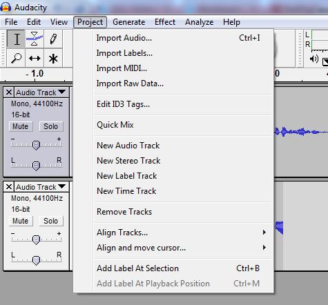 But I want to use sound effects or have music playing in the background! Then you want to do the following: You will need audio files that you want to import into your recording.