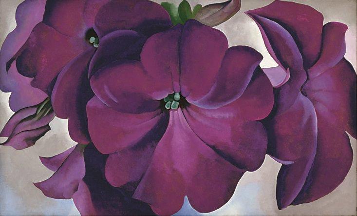 Petunias, 1924 Nobody sees a flower really; it is so