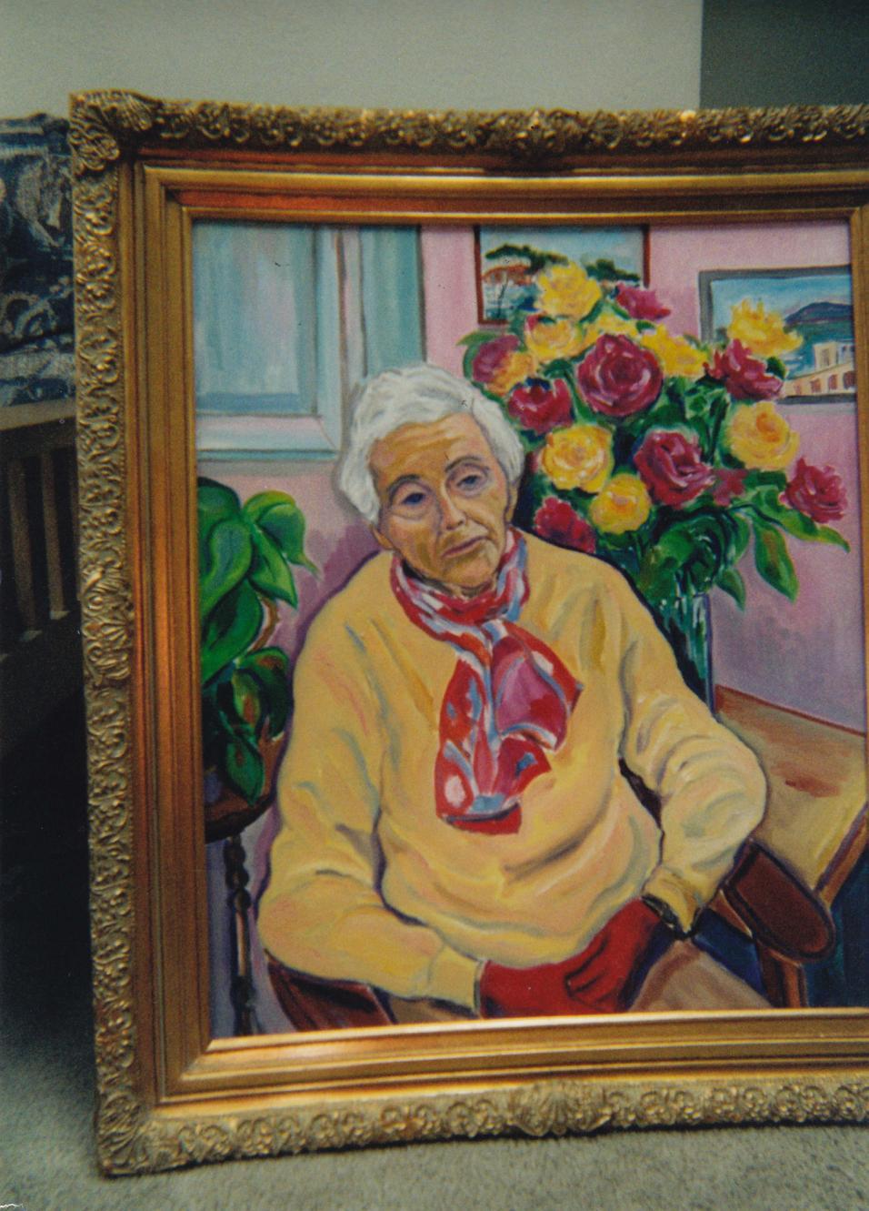 Myrrha Steinberg in her eighties