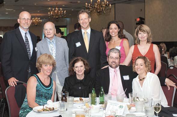 Sponsor Young Professional Society of Greater Springfield is represented by: (back row, left to right): Paul Yacovone,