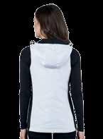 along armhole and inner neckline drawstring along hood hem EmbAccess system for clean embroidery sizes XS-4xl