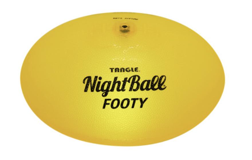 NIGHT BALL FOOTY Never run out of light again when you re playing footy!