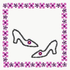 Shape Creator 7.13 34 Position this flower wherever you wish on your shoe, the heel, toe or top. With the flower still selected, Duplicate and place the second flower on the second shoe.