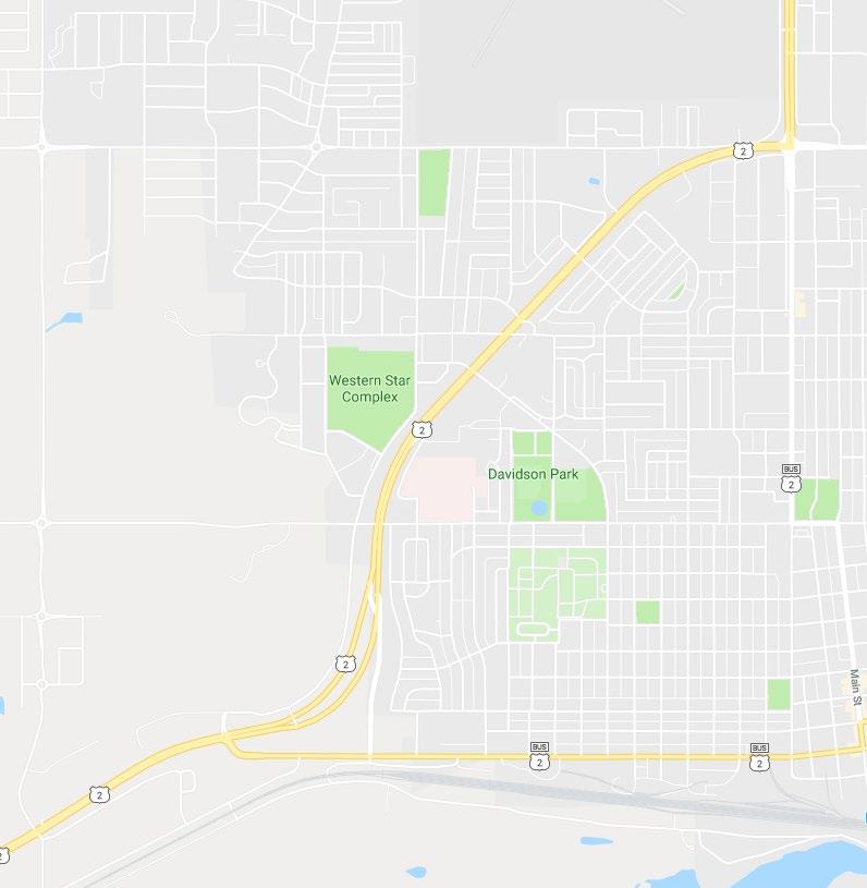 west of downtown Traffic count: 7,605 +/- Directly adjacent to Ford, Menards and Sportsman s