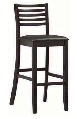 5"D X 37"H Torino Craftsman Bar stool 01858BLK01U