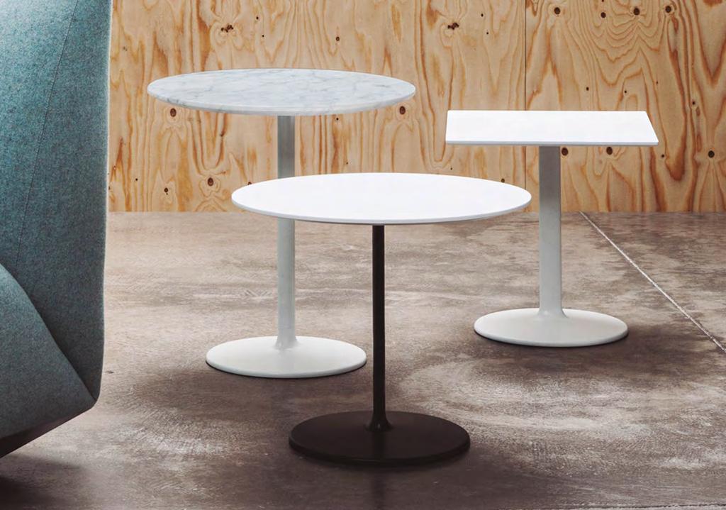 Dual Andreu World This sleek and lightweight table was created with the same functional spirit of the Dual collection.