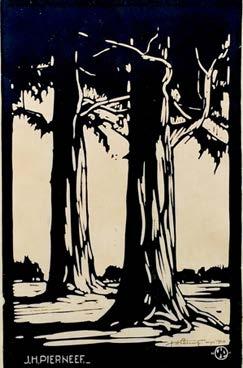 J.H PIERNEEF Trees, Signed &