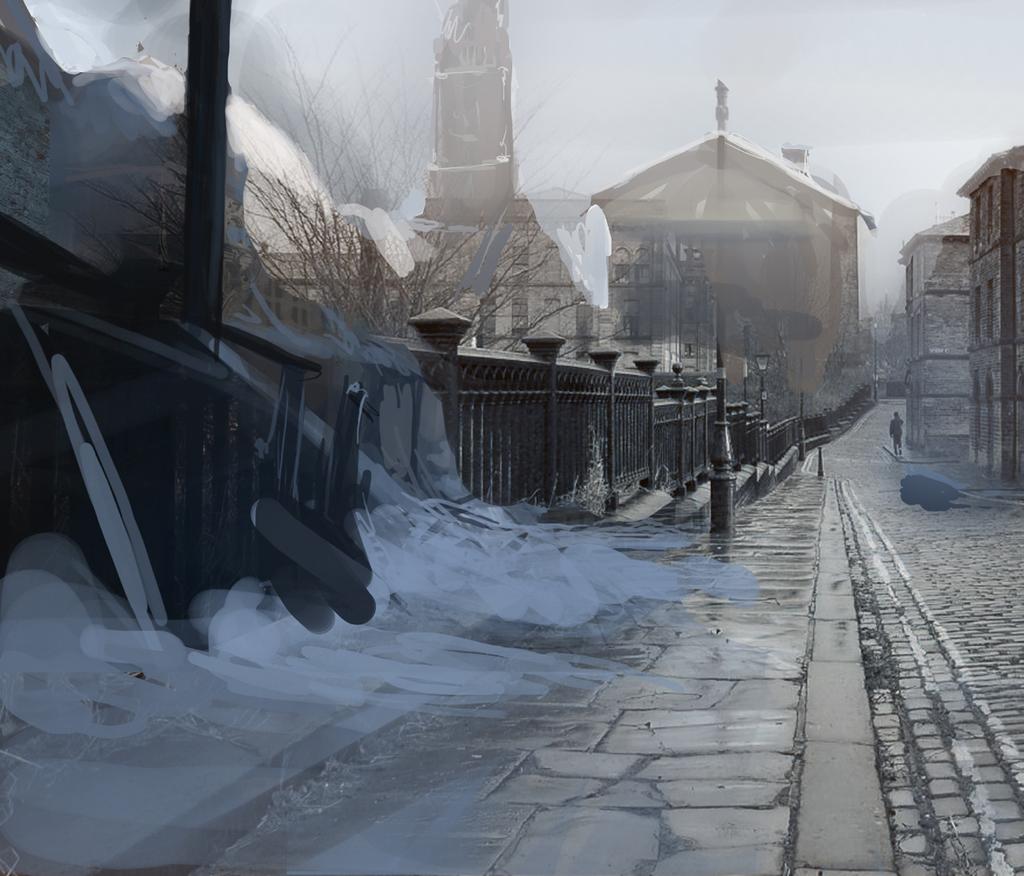 interesting. I also started painting some snow, looking for some nice values (Fig.03).