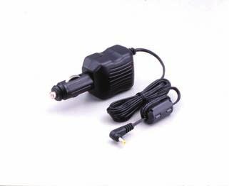 ) Allows you to operate the receiver through a V cigarette lighter socket, and also charges t h e a t t a c h e d b a t t e r y p a c k (BP-). A built-in DC-DC converter outputs V DC.